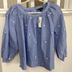 J Crew Blouse. Never worn NWT